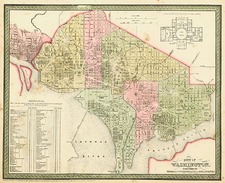 Mid-Atlantic Map By Thomas, Cowperthwait & Co.