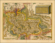 Switzerland Map By Abraham Ortelius