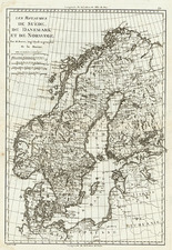 Europe and Scandinavia Map By Rigobert Bonne