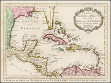 South, Southeast, Caribbean and Central America Map By J.V. Schley