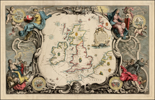 British Isles Map By John Pine