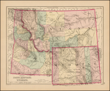 Plains and Rocky Mountains Map By O.W. Gray