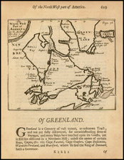 Polar Maps, Atlantic Ocean, Midwest and Canada Map By Robert Morden