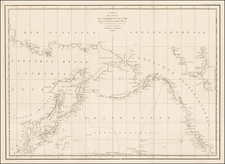 Alaska, Pacific, Russia in Asia and California Map By Jean Francois Galaup de La Perouse