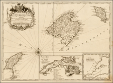 Balearic Islands Map By Jacques Nicolas Bellin