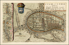 Southeast Asia Map By Vincenzo Maria Coronelli