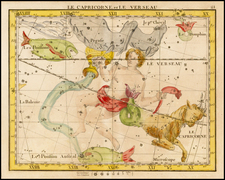 Celestial Maps Map By John Flamsteed / Jean Nicolas Fortin