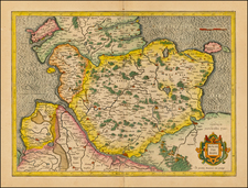 Germany Map By  Gerard Mercator