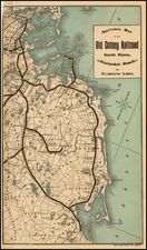 New England Map By Rand, Avery & Co.