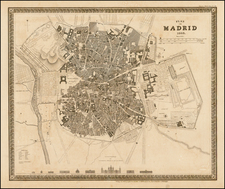 Plan von Madrid 1844.