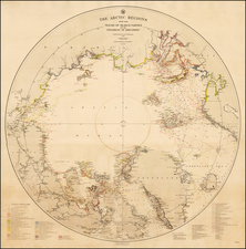 Polar Maps, Alaska and Canada Map By United States Dept. of the Navy