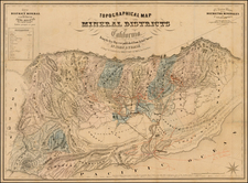 California Map By John B. Trask