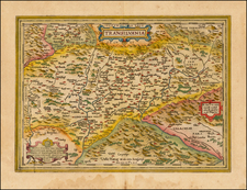 Romania and Balkans Map By Abraham Ortelius