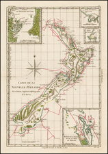 New Zealand Map By Rigobert Bonne