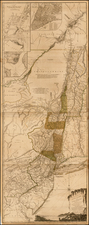 New England, Mid-Atlantic and Canada Map By Sayer & Bennett