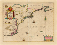 New England, Mid-Atlantic and Southeast Map By Jan Jansson
