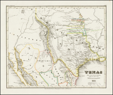 Texas, Plains, Southwest and Rocky Mountains Map By Joseph Meyer