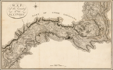 Midwest and Plains Map By Georges Henri Victor Collot