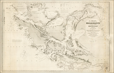 South America Map By British Admiralty