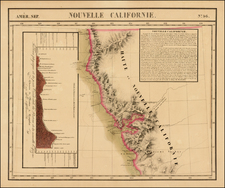 California Map By Philippe Marie Vandermaelen