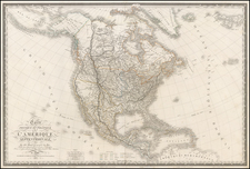 North America Map By Adrien-Hubert Brué