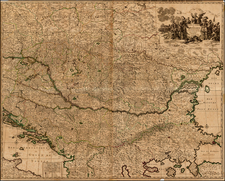 Austria, Poland, Hungary, Romania, Czech Republic & Slovakia, Balkans, Turkey and Greece Map By Pierre Mortier