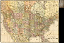 United States Map By Rand McNally & Company