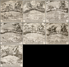 Celestial Maps and Curiosities Map By Maerten de Vos