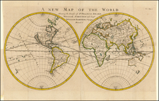 World and World Map By Herman Moll