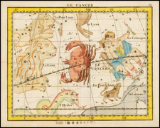 Celestial Maps Map By John Flamsteed / Jean Nicolas Fortin