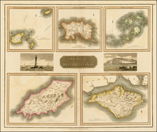 British Isles Map By John Thomson