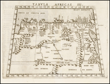 Egypt and North Africa Map By Girolamo Ruscelli