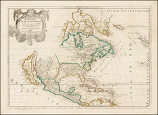 North America Map By Guillaume Sanson / Pierre Mariette