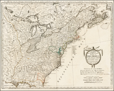 United States Map By Franz Ludwig Gussefeld