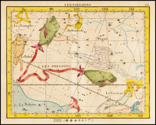 Celestial Maps Map By John Flamsteed / Jean Nicolas Fortin