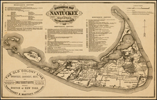 New England Map By Old Colony Railroad