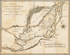 Canada Map By Jacques Nicolas Bellin