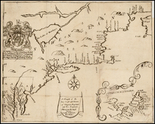 New England, Mid-Atlantic and Southeast Map By Richard Blome