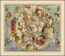 Celestial Maps Map By Andreas Cellarius