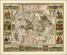 Germany Map By Nicolaes Visscher I