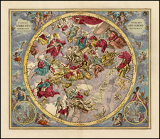 Celestial Maps Map By Andreas Cellarius