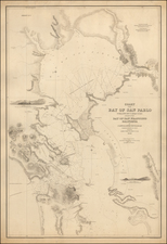 California and San Francisco & Bay Area Map By Cadwalader Ringgold