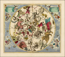 Celestial Maps Map By Andreas Cellarius