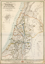 Holy Land Map By Carl Beiling