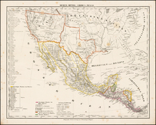 Texas, Southwest, Rocky Mountains and California Map By Carl Flemming