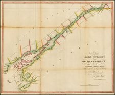 Canada Map By John Melish