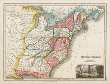 United States and Southeast Map By John Thomson