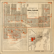 Florida Map By W. C.  Bliss