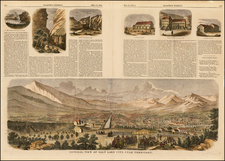 Southwest and Rocky Mountains Map By Harper's Weekly