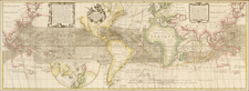 World, World, Atlantic Ocean and Pacific Map By Reiner & Joshua Ottens